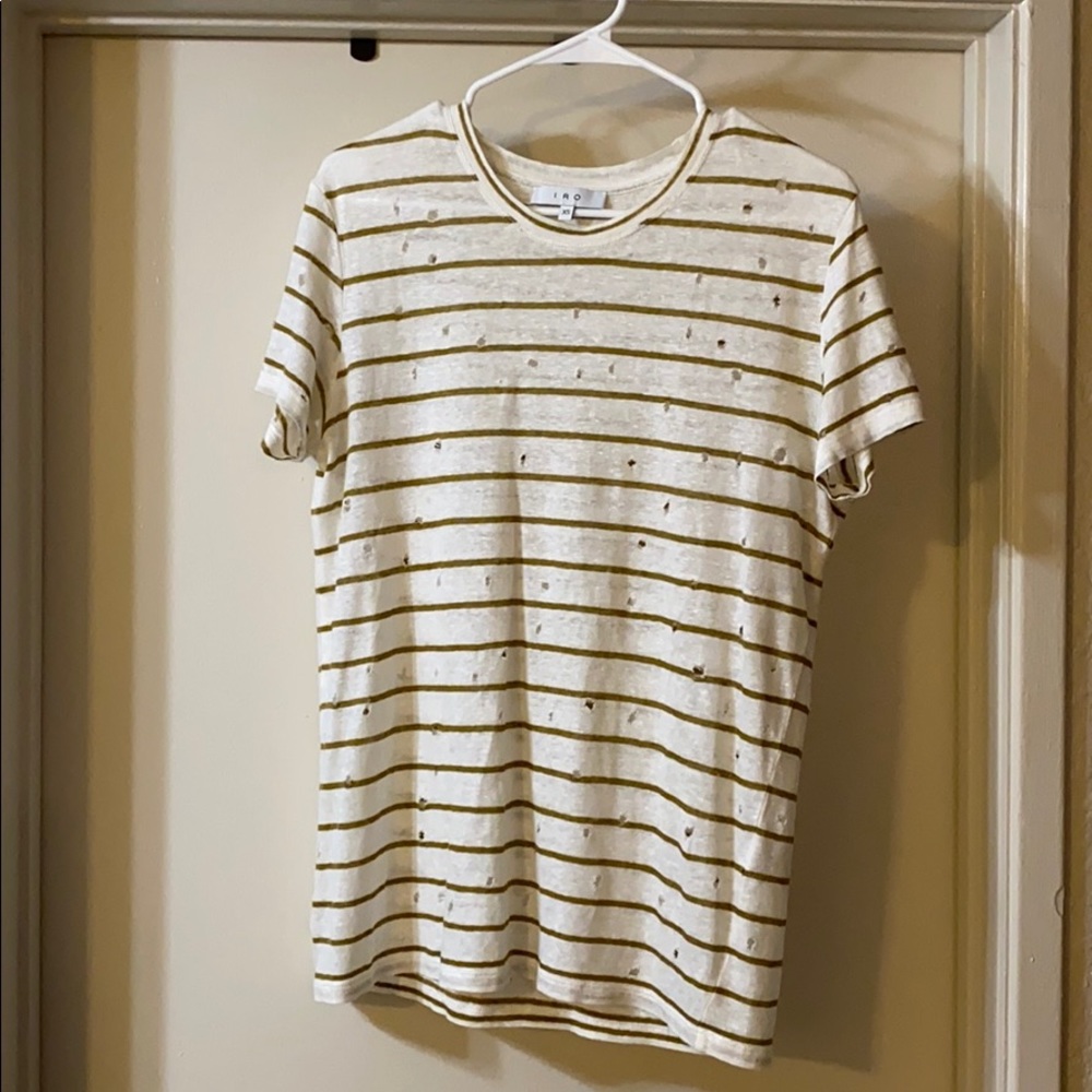 Distressed IRO tee